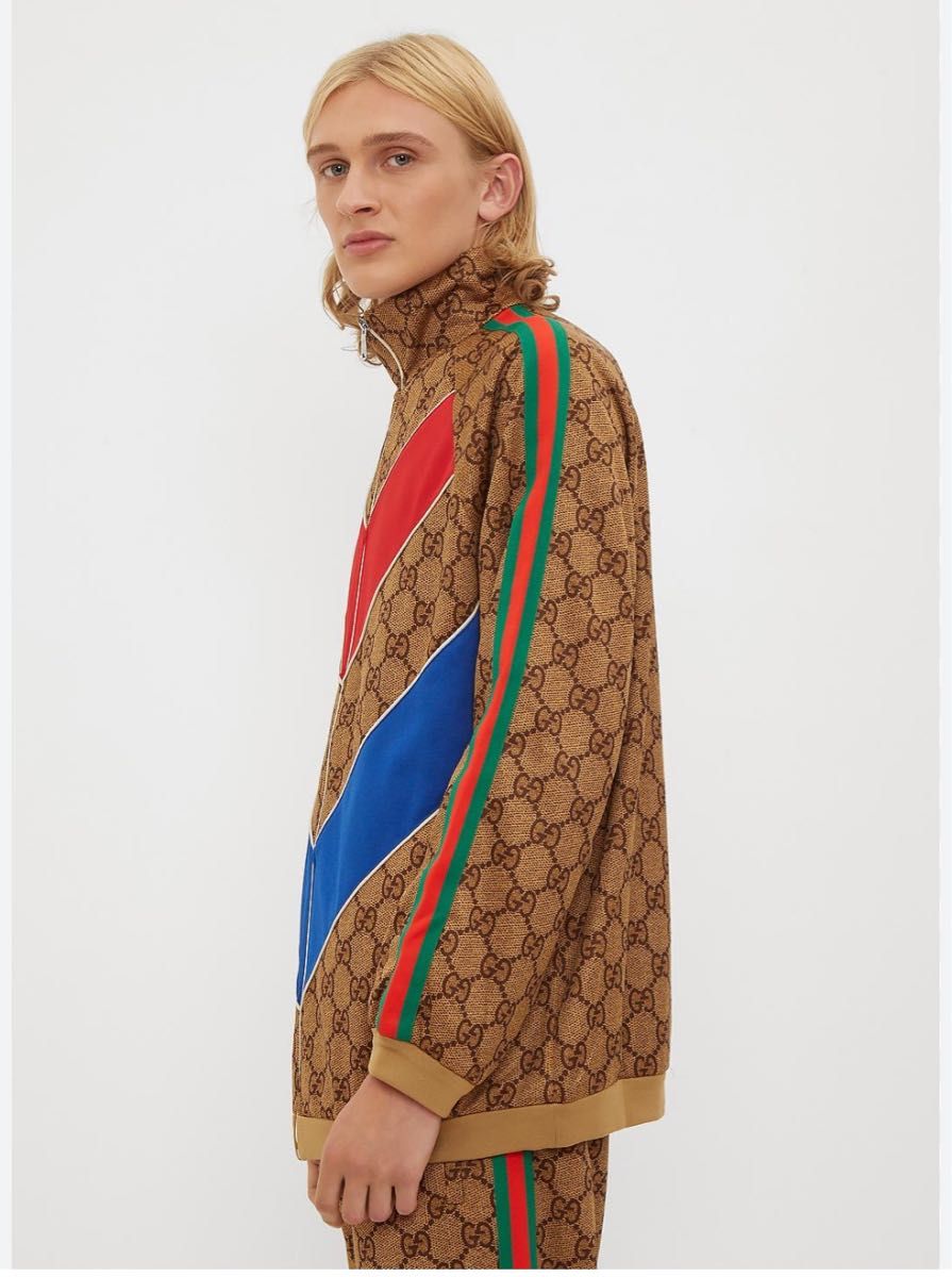 Gucci トラックジャケット 上下セットアップ テクニカルジャージ GG柄