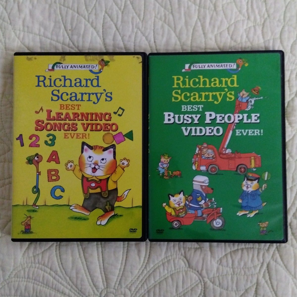 Richard Scarry's BEST VIDEO EVER DVD2枚 Learning Songs＆Busy