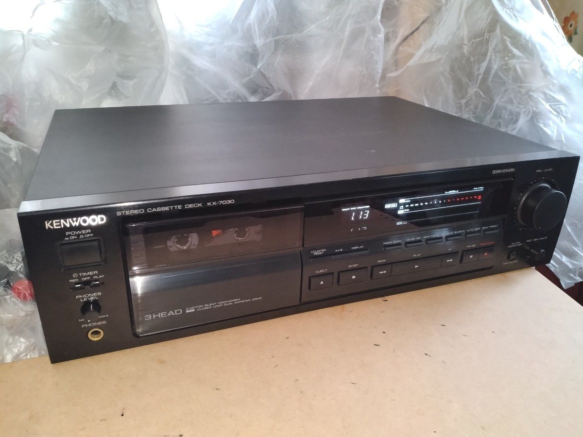 KENWOOD KX-7030 3ヘッドカセットデッキ動作品｜Yahoo!フリマ（旧
