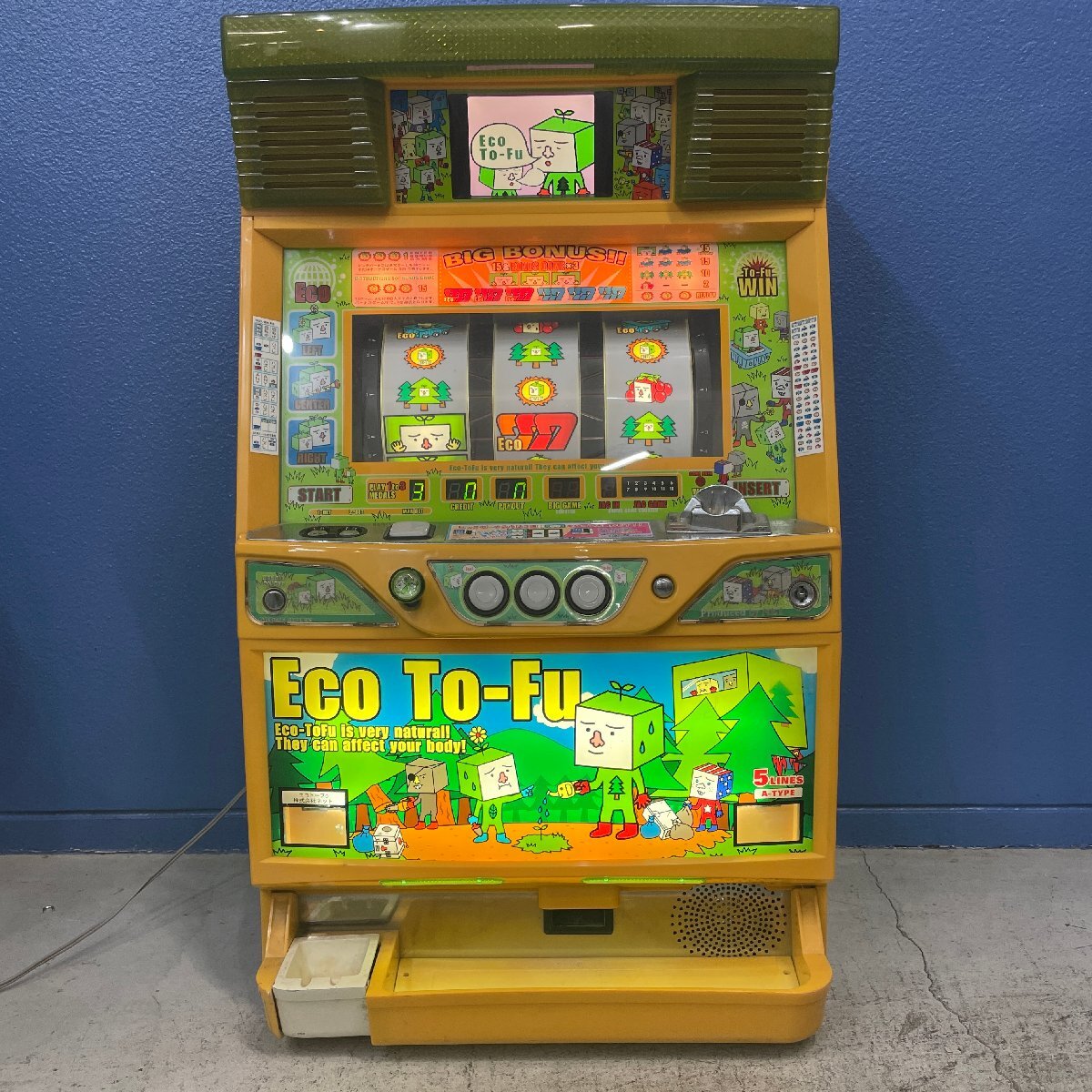 Yahoo!オークション - ω希少【パチスロ実機 ECO TO-FU エコトーフ レ