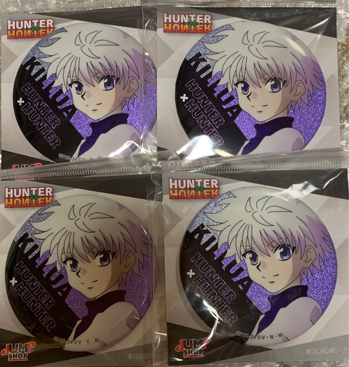 HUNTER × HUNTER キルア グリッター缶バッジ 缶バッジ ジャンプ