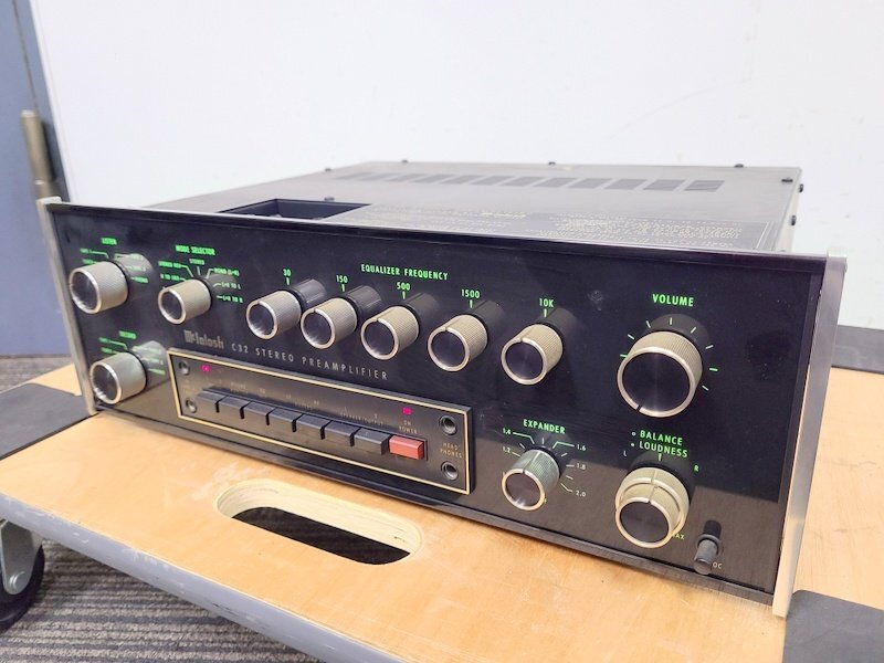 動作未確認】McIntosh C-32 プリアンプ マッキントッシュ 1円～ Y7189