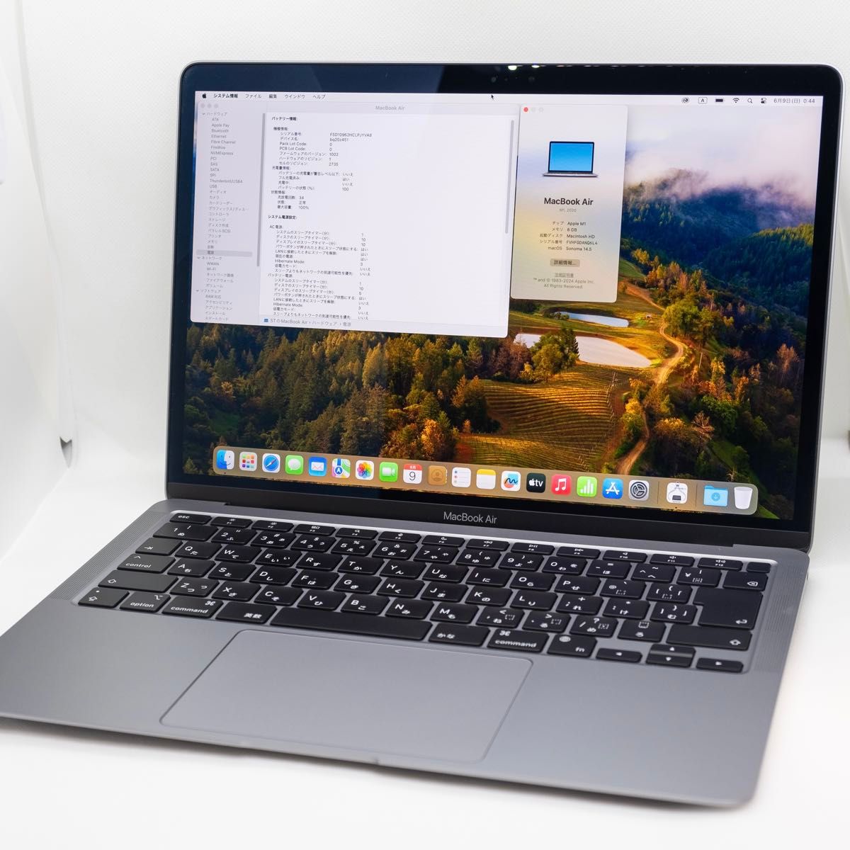Apple Macbook Air M1 RAM 8GB MacBookAir スペースグレイ 13-inch