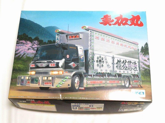 Yahoo!オークション - 未組立 アオシマ 4t デコトラ No.34 椎名急送