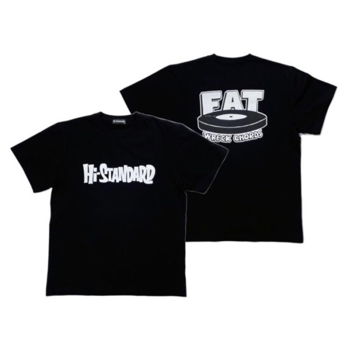 HI-STANDARD Tシャツ FAT Lサイズ ハイスタ 半袖 2枚組 ブラック