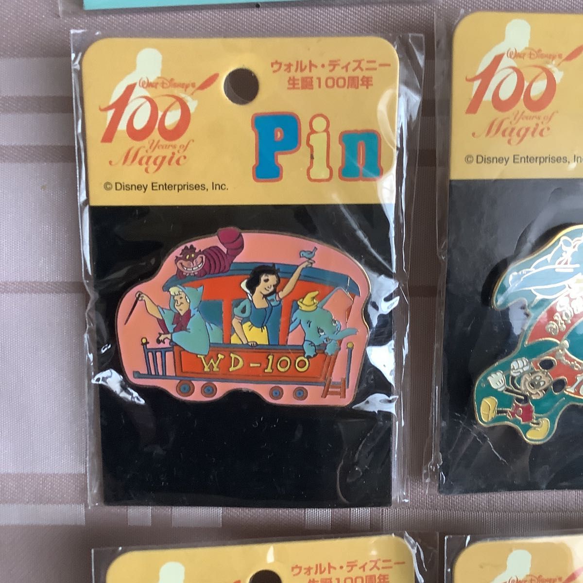 DisneyStore ウォルトディズニー生誕100周年 ピンバッジ まとめ売り