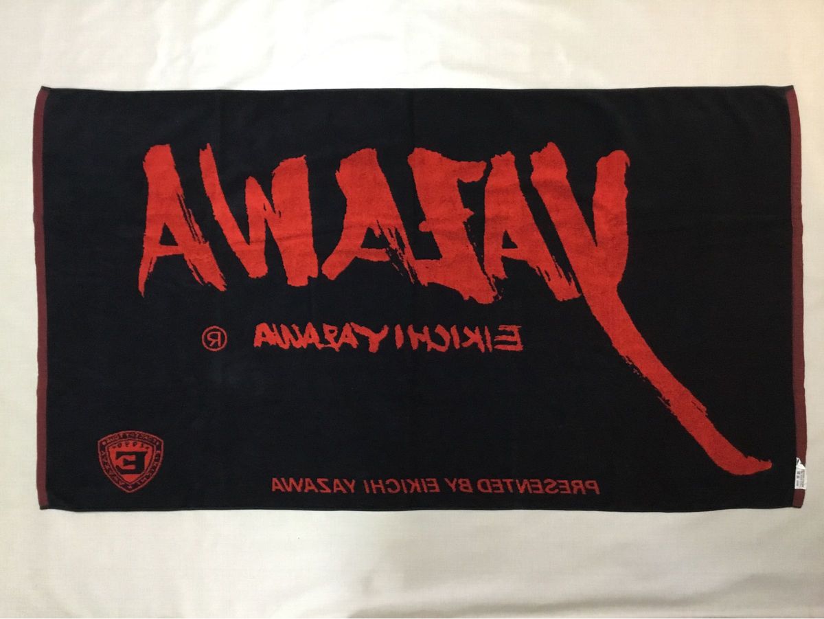 矢沢永吉 スペシャルビーチタオル(フデ) レッド／ブラック