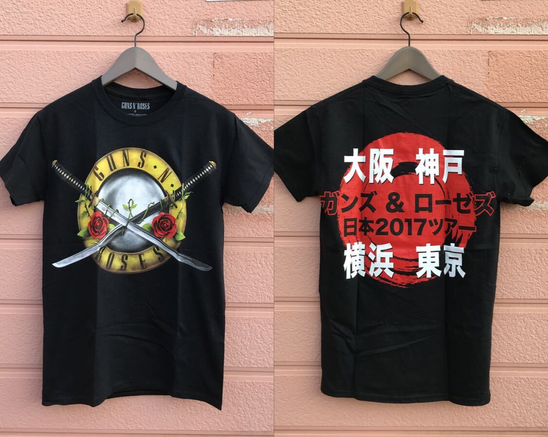 Guns N' Roses 2017年日本ツアー 横浜限定 Tシャツ グッズ GUNS N