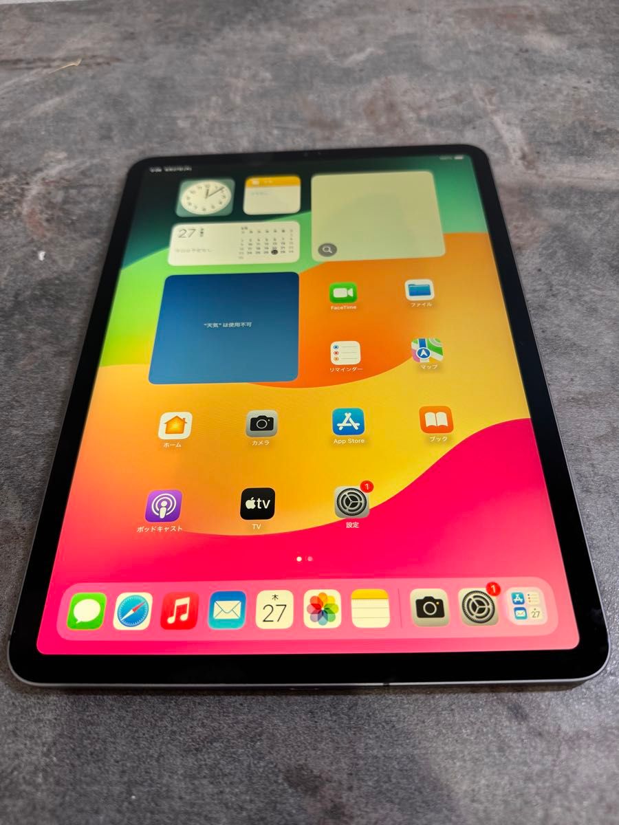 48940 iPad Pro初代11inch 64G グレー SIMフリー ジャンク品 本体のみ