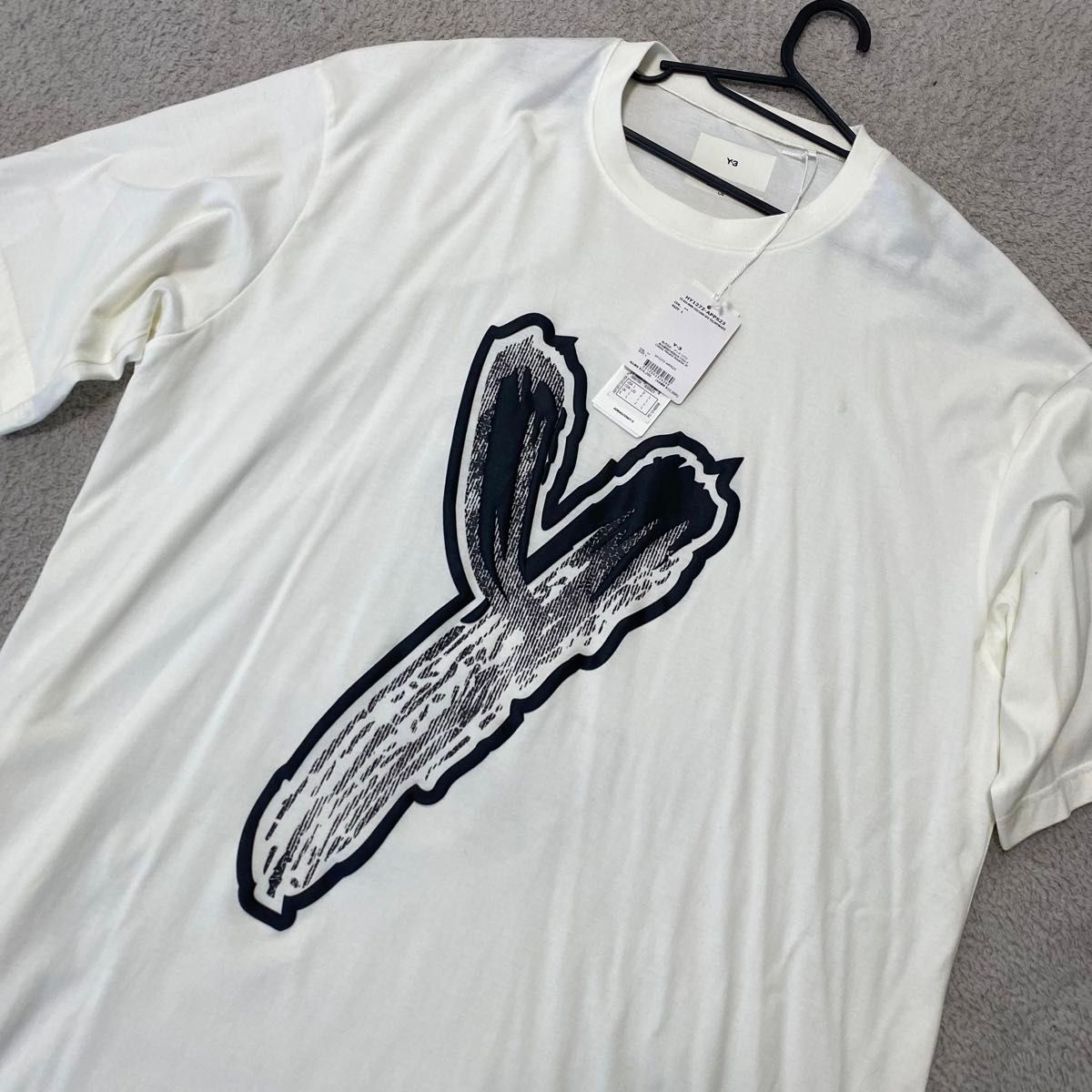 Y-3 t ワイスリー シャツ ビックシャツ 半袖 タグ付き Lサイズ 未使用