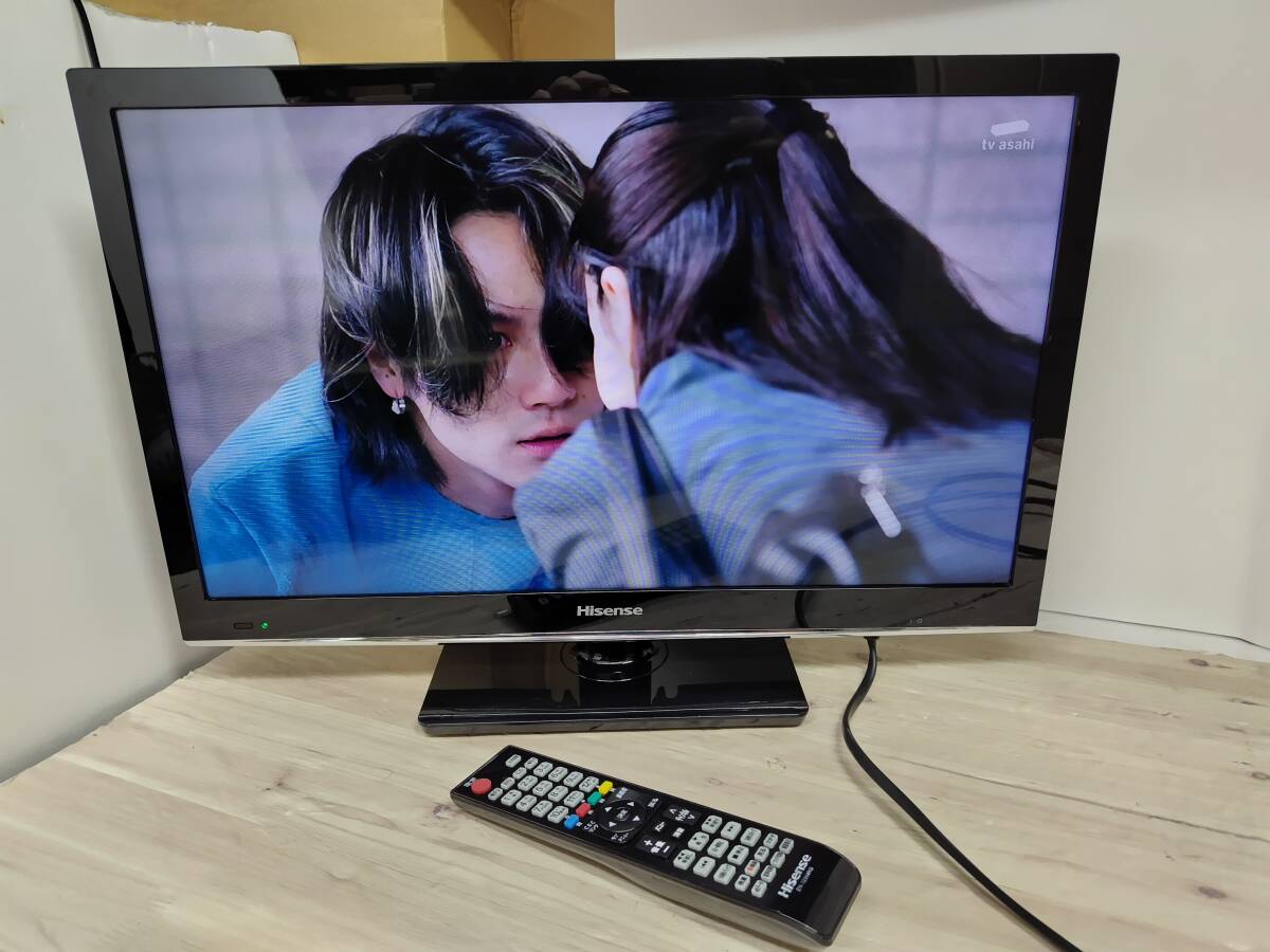 正常作動品 2016年製 ハイセンス 24V型 液晶テレビ PCモニター対応