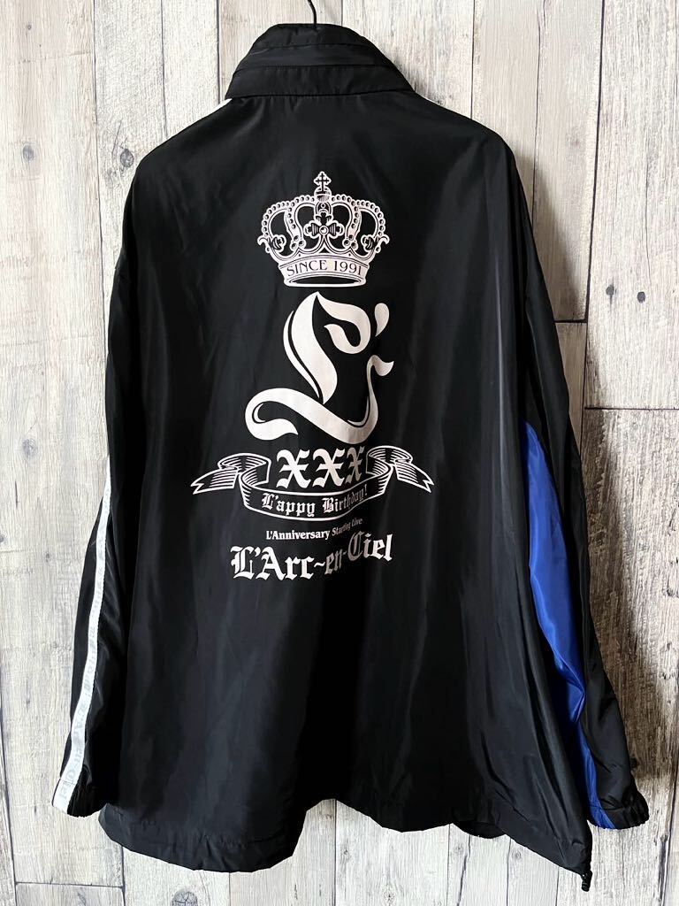 送料込み即決 L'Arc~en~Ciel ジップアップジャケット XXX