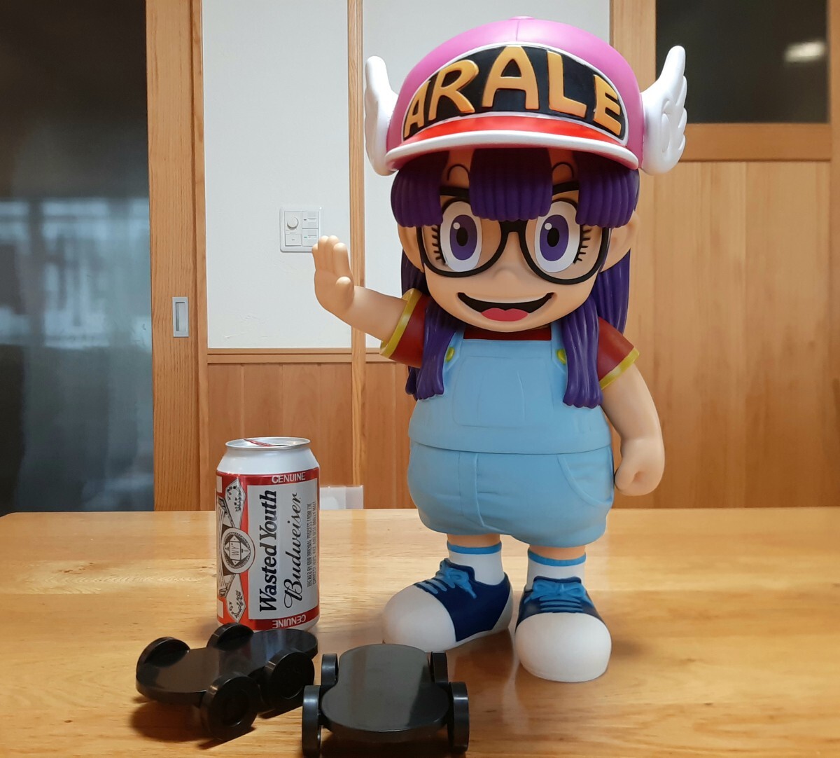 アラレちゃん 特大高さ約38cm Dr スランプアラレちゃん ローラー