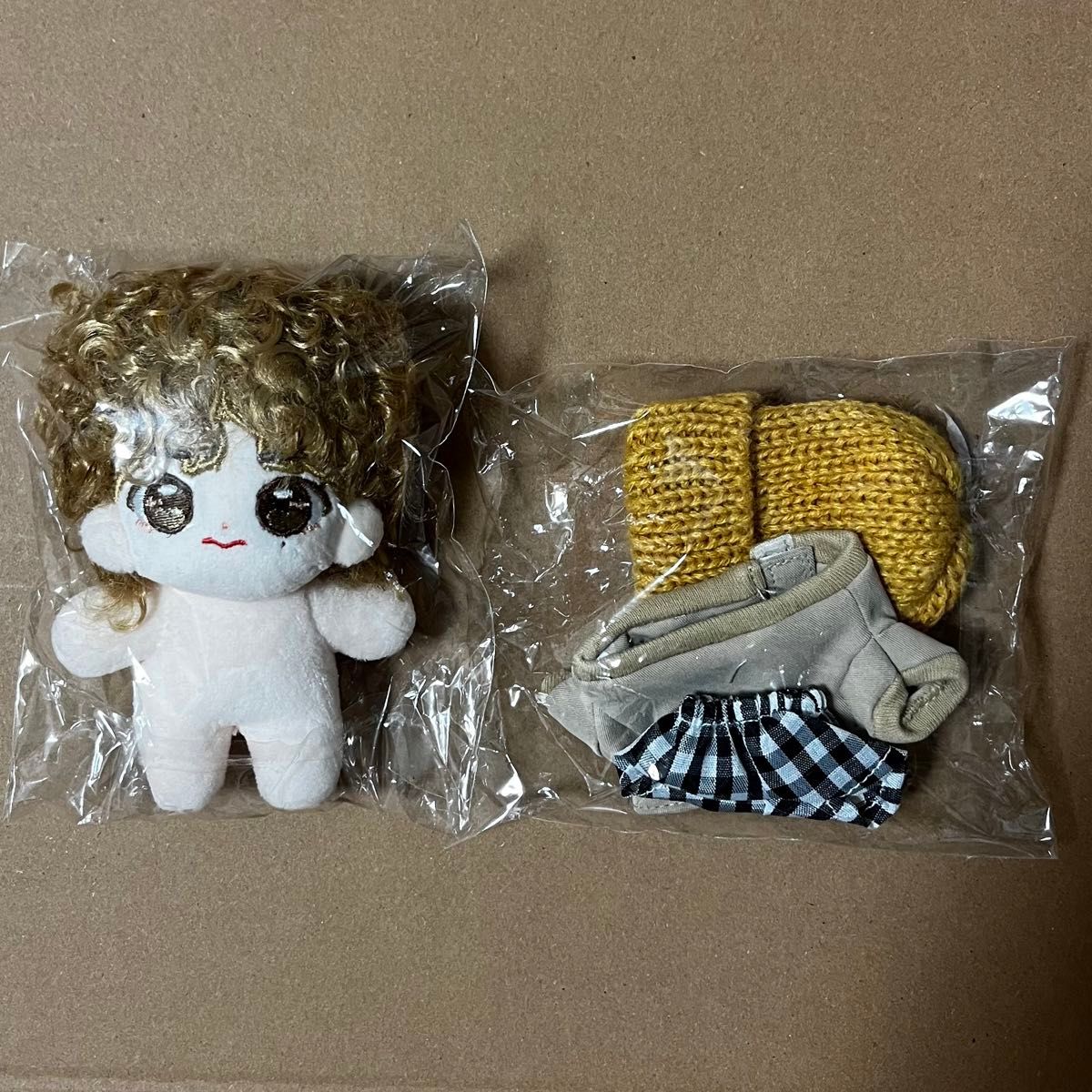 テテ テヒョン BTS V マスター ぬいぐるみ BOOBOOTAE 10cm お洋服つき