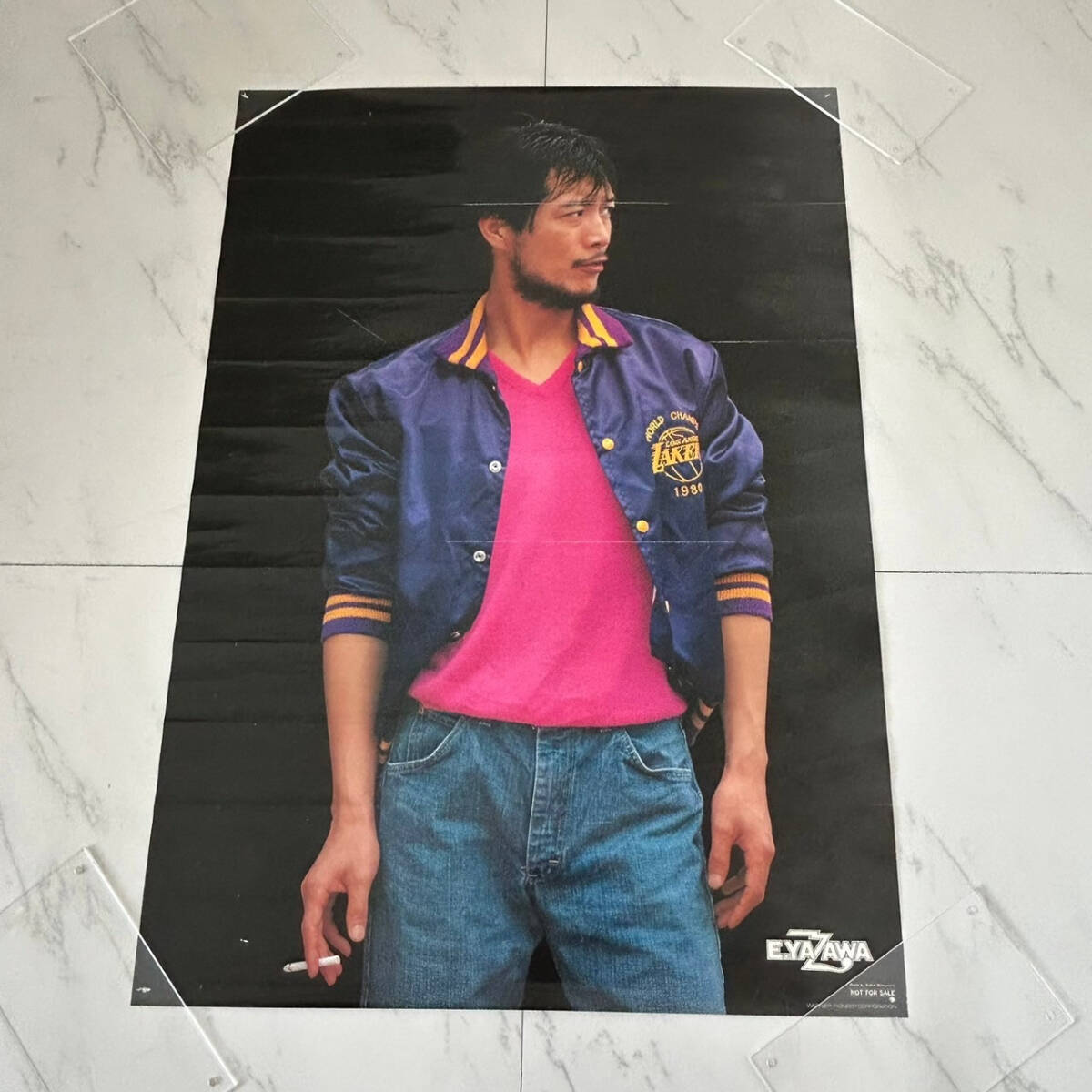 Yahoo!オークション - 当時物/矢沢永吉/非売品ポスター/YAZAWA/72.7cm