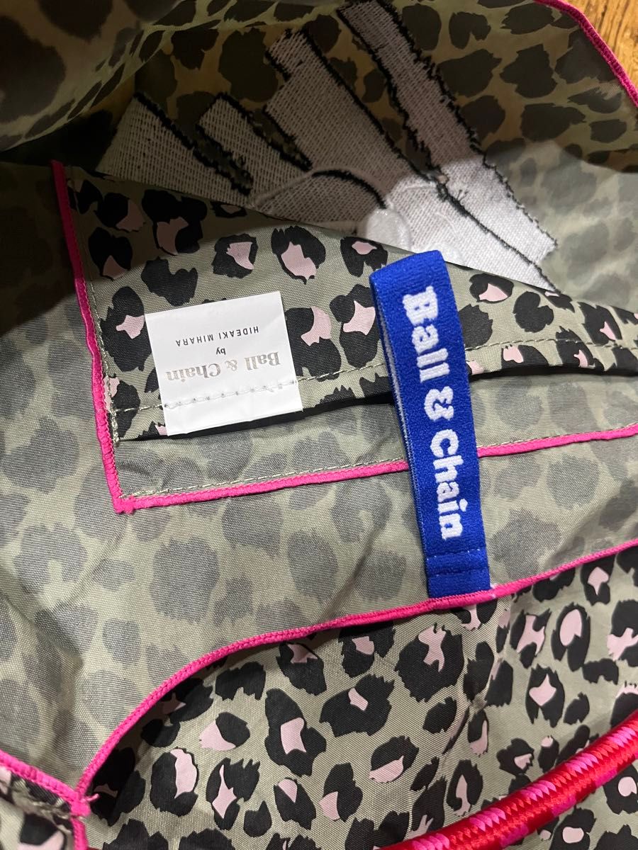 ボールアンドチェーン エコバッグ スヌーピー レオパード柄 大阪限定 M