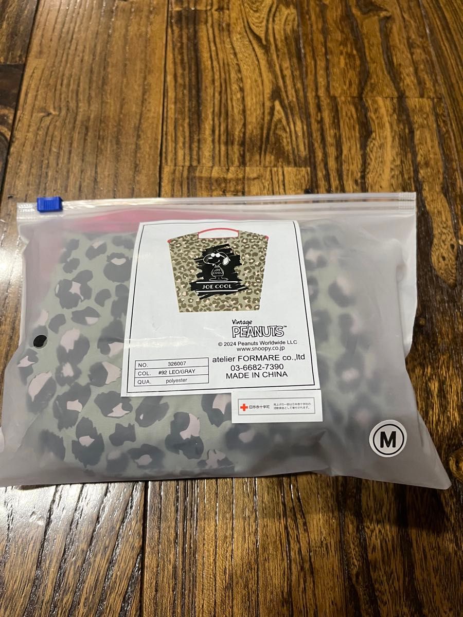 ボールアンドチェーン エコバッグ スヌーピー レオパード柄 大阪限定 M