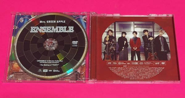 美品】 Mrs GREEN APPLE ENSEMBLE 初回限定盤 CD+DVD ミセスグリーン