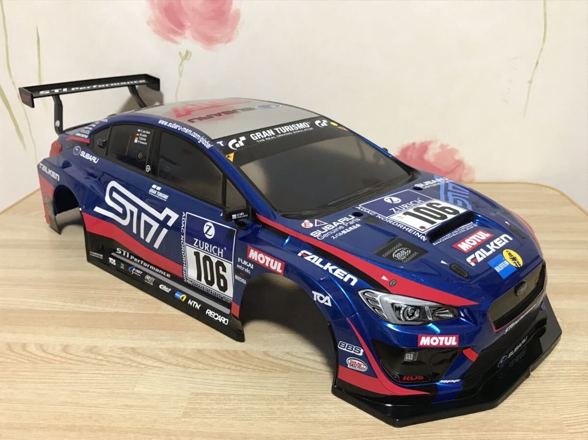 送料無料 1/10 タミヤ スバル WRX STI NBR チャレンジ レーシングカー