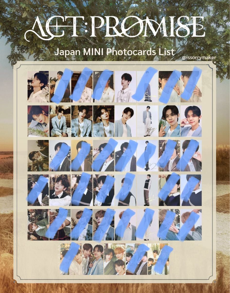 TXT ACT PROMISE IN JAPAN フォトカード｜Yahoo!フリマ（旧PayPayフリマ）