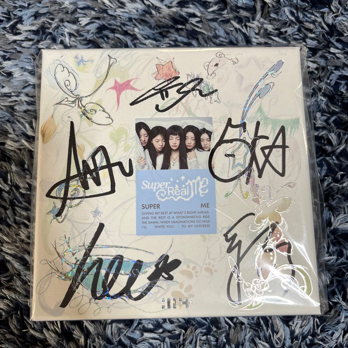 ILLIT 直筆 サイン アルバム SUPER REAL ME Mwave 直筆サイン入り