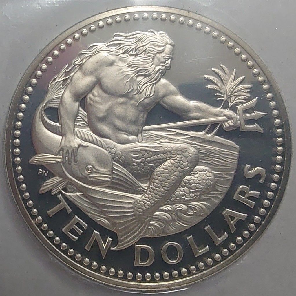 1973年 バルバドス銀貨 10ドルSV925 5ドルSV800 プルーフセット｜Yahoo