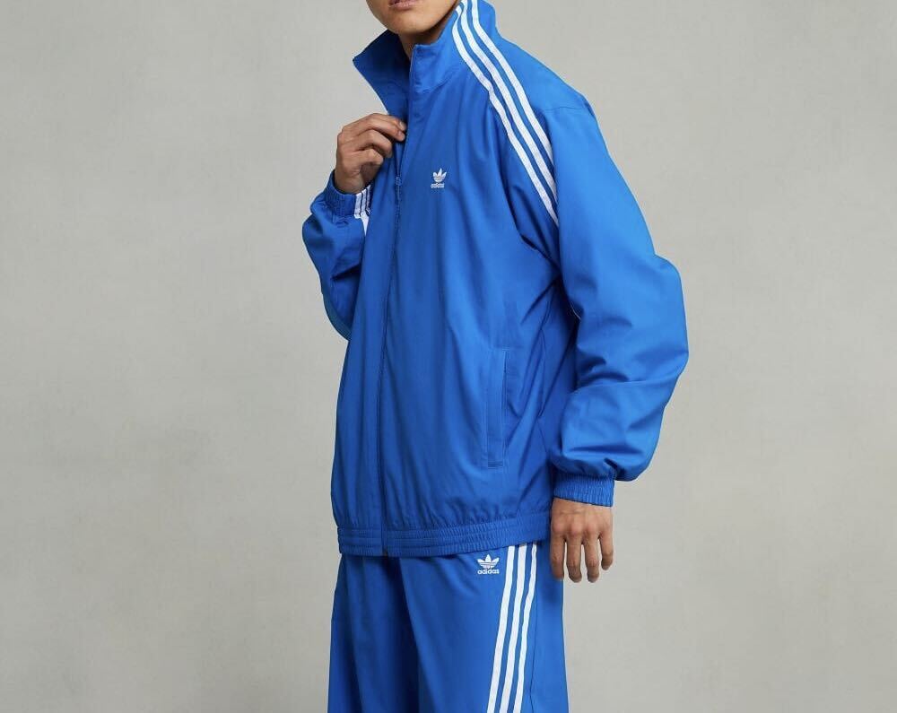即決 上下5XL正規品/新品ブルー日本未発売BIGサイズadidas Originals