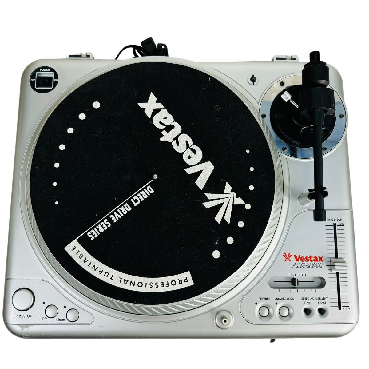 Vestax ターンテーブル2台、ミキサーセット 音動作確認無し※ジャンク品