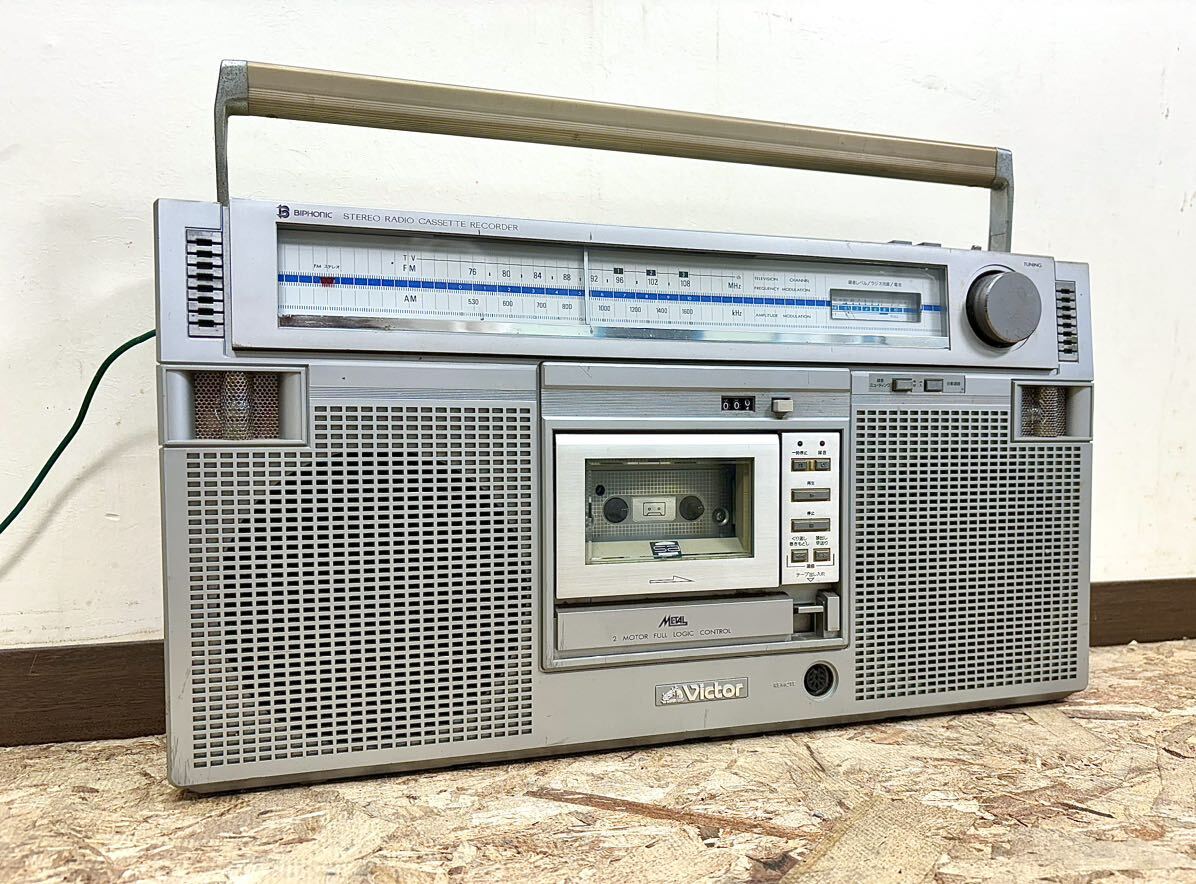 Victor ラジオ・カセットレコーダーM-66 Victor ラジオ・カセット