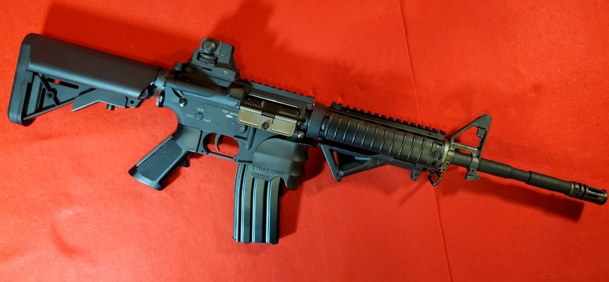 TOP M4 カービン ライブカート EBB 電動ガン セミ/フル 動作確認済 完