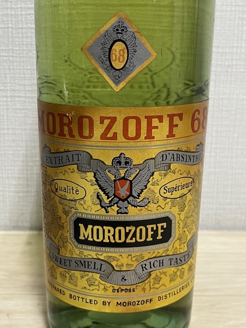 Yahoo!オークション - 未開栓 MOROZOFF 68 モロゾフ アブサン 古酒 リ