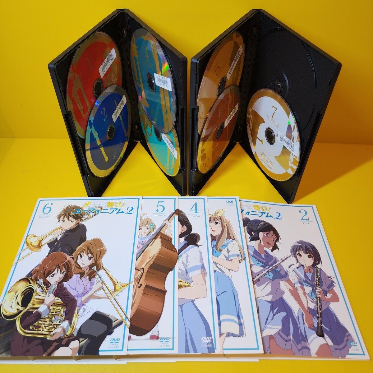新品ケース交換済み 響け ユーフォニアム DVD 1期+2期全14巻セット