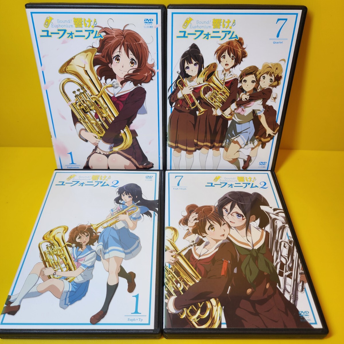 新品ケース交換済み 響け ユーフォニアム DVD 1期+2期全14巻セット