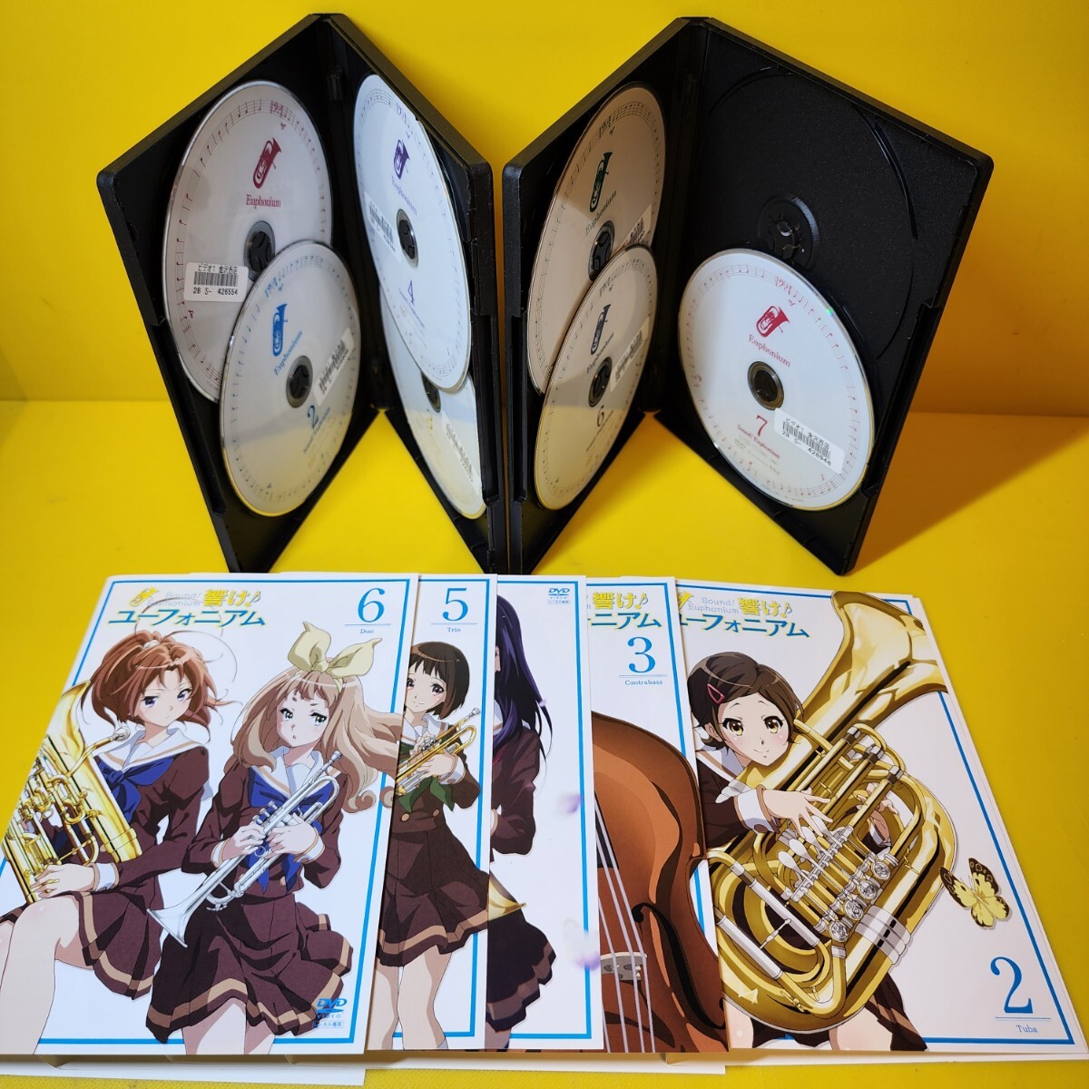 新品ケース交換済み 響け ユーフォニアム DVD 1期+2期全14巻セット