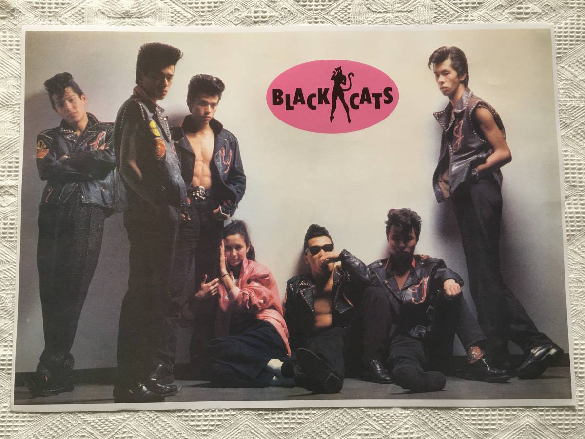 Yahoo!オークション - ブラックキャッツ BLACK CATS ポスタークリーム