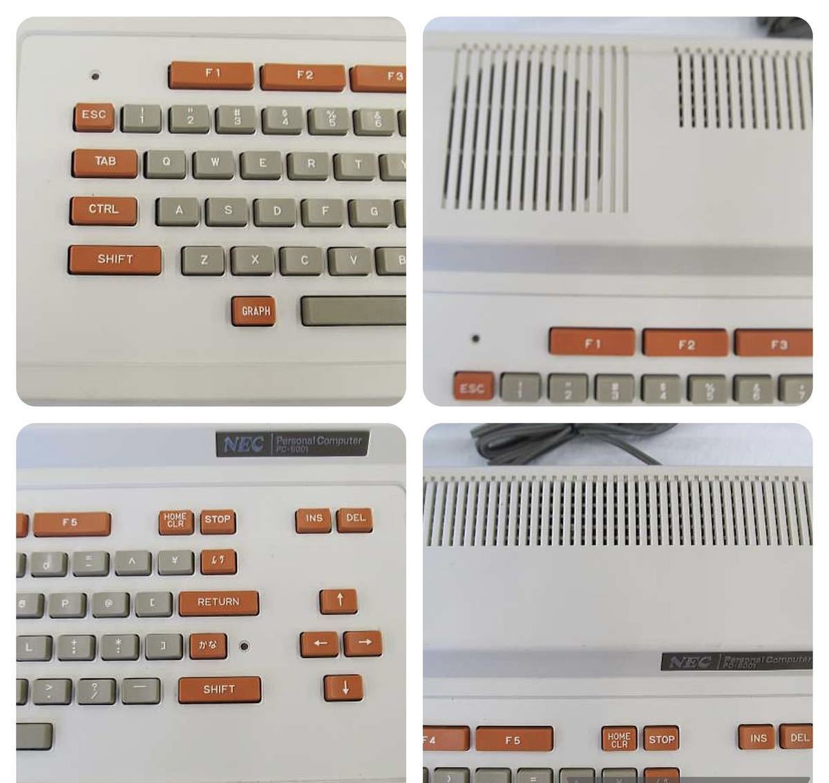 NEC PC-6001 ROM RAMカードリッジ 箱 説明書付き NEC PC-6001 （ROM