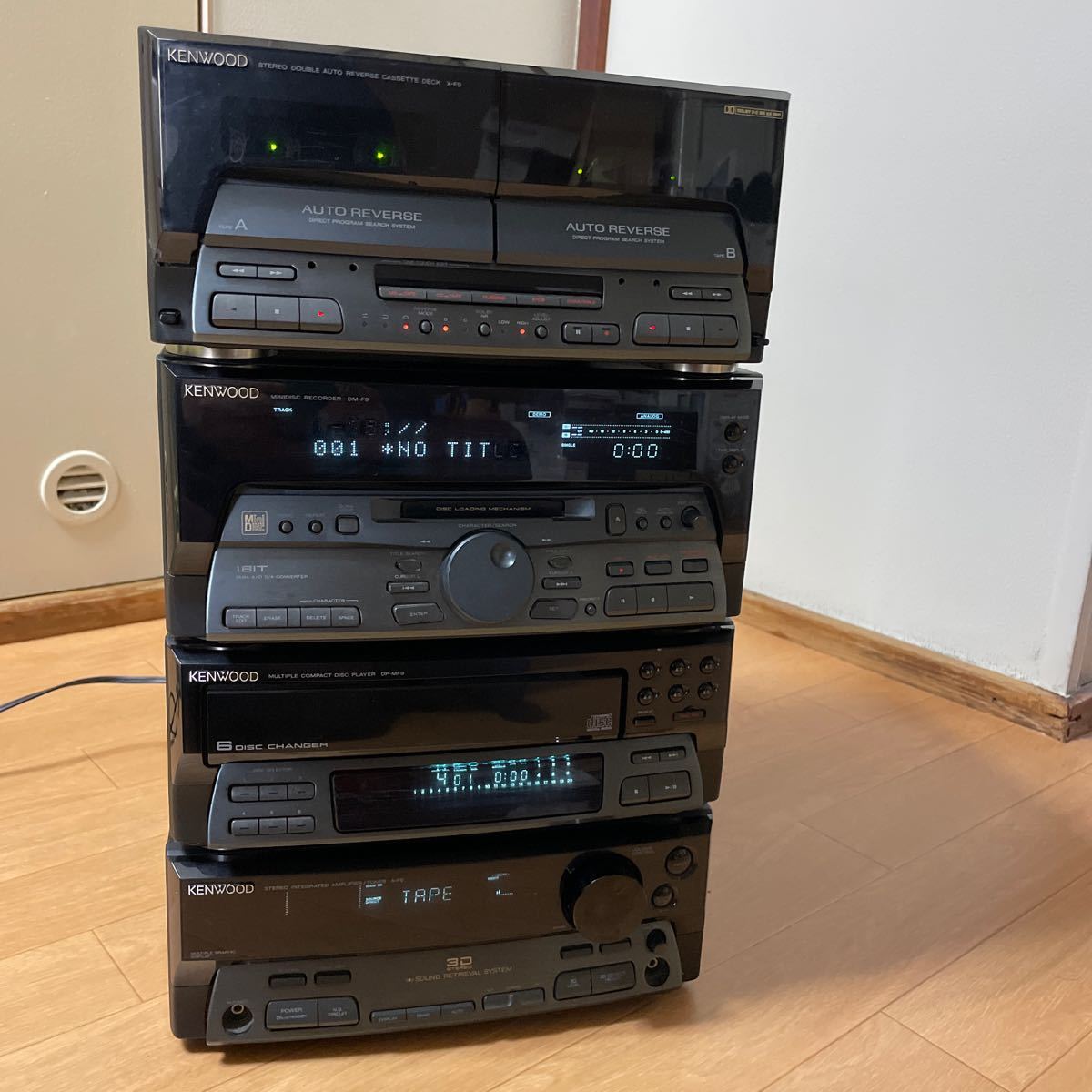 KENWOOD Kenwood system player amplifier tuner DM-F9 DP-MF9 A-F9 X