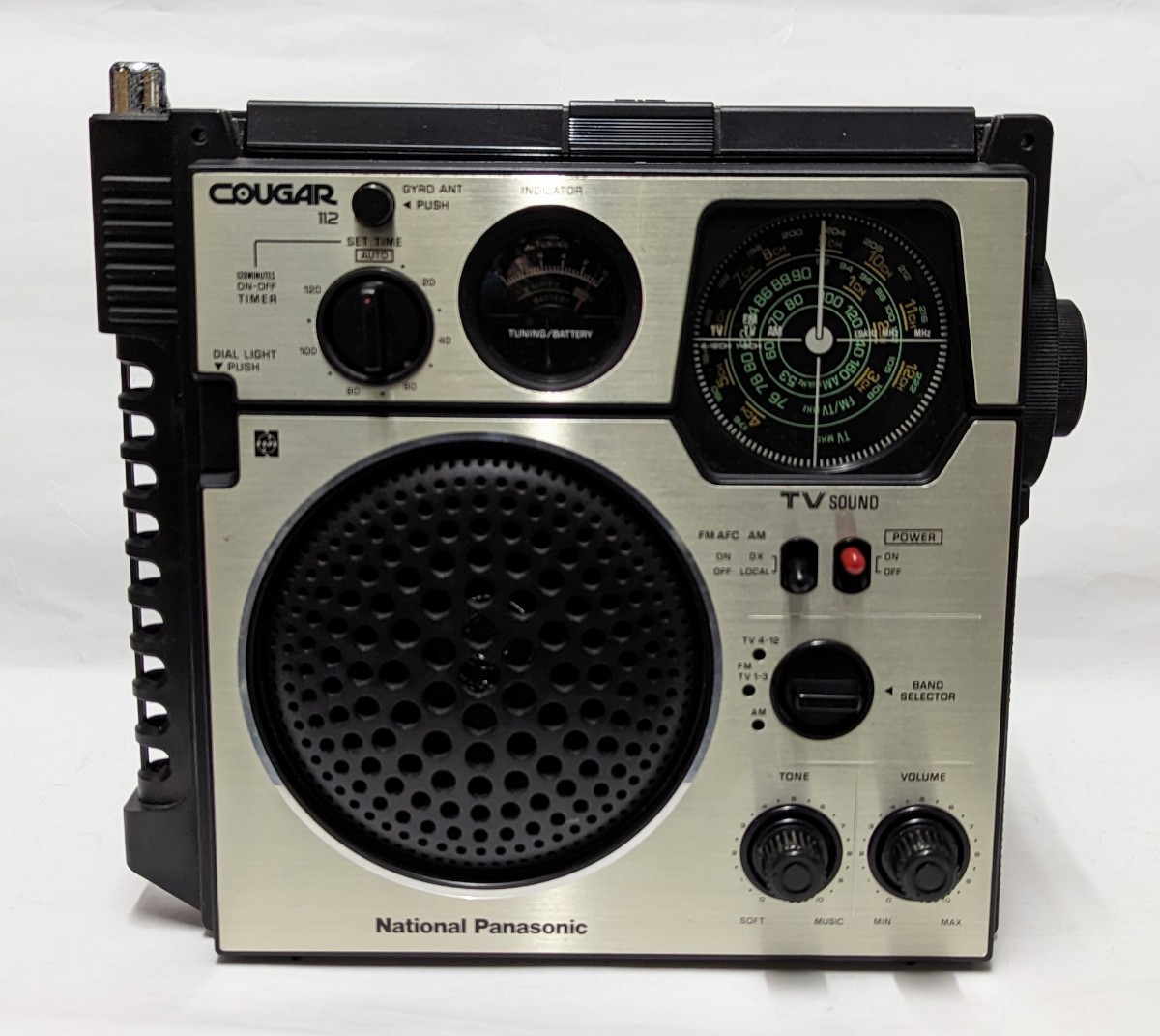 Yahoo!オークション - ナショナル パナソニック BCLラジオ クーガー112