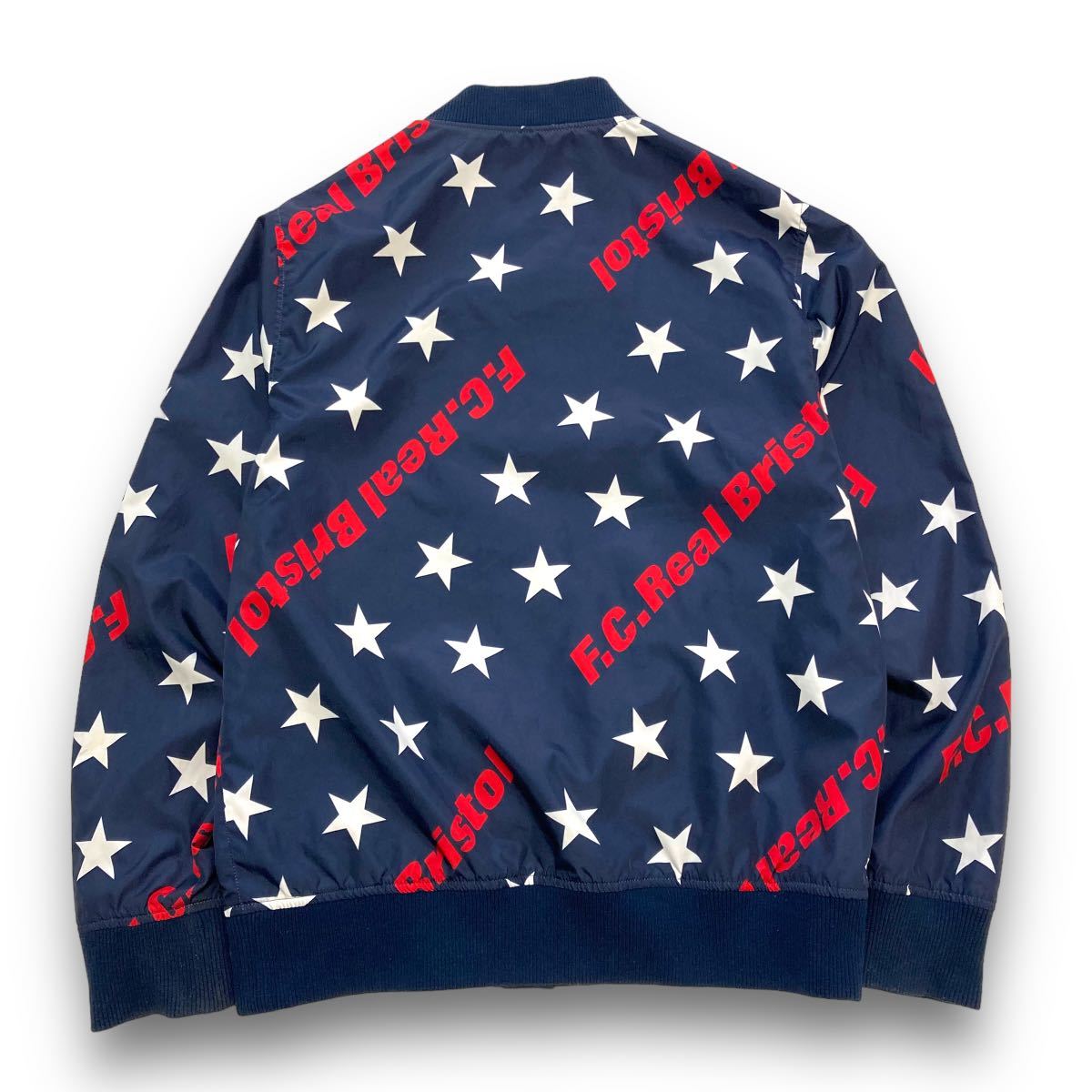 F C R B】F C Real Bristol リバーシブル ナイロンジャケット サテン