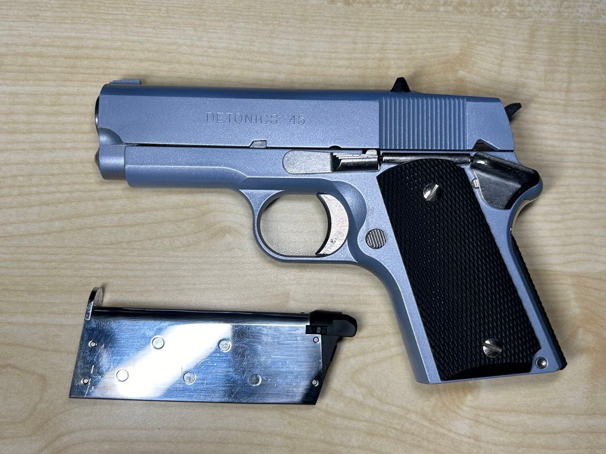 訳あり]東京マルイ デトニクス45 シルバー 下手くそ塗装品｜Yahoo