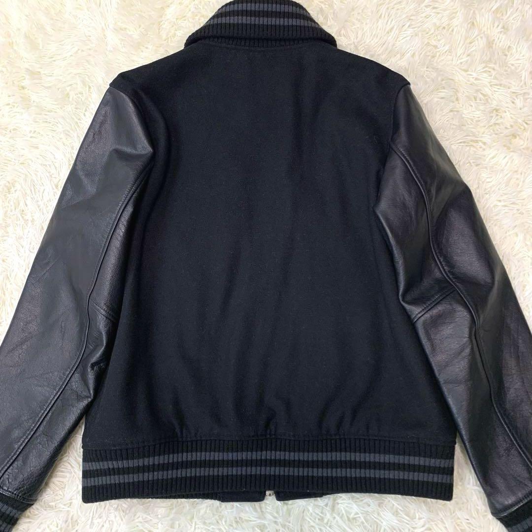 希少 XL ビームスハート【極上の袖 牛革 切替】 BEAMS HEARTスタジャン