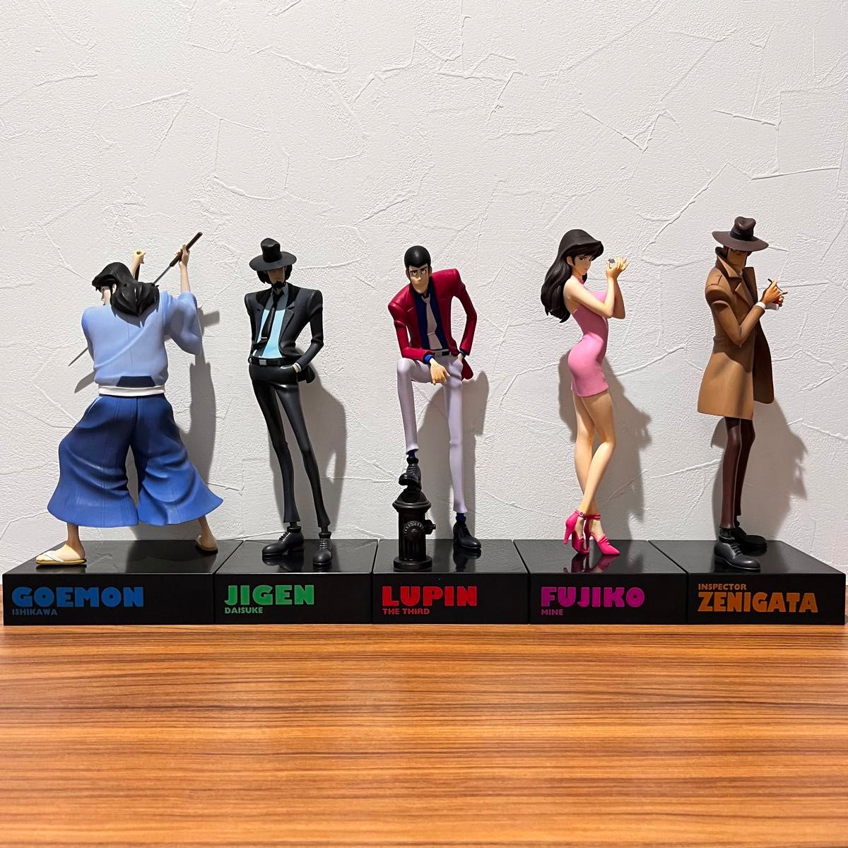 年代物】ルパン三世 ダイブフィギュア 一番くじセット【画像1＆2枚目