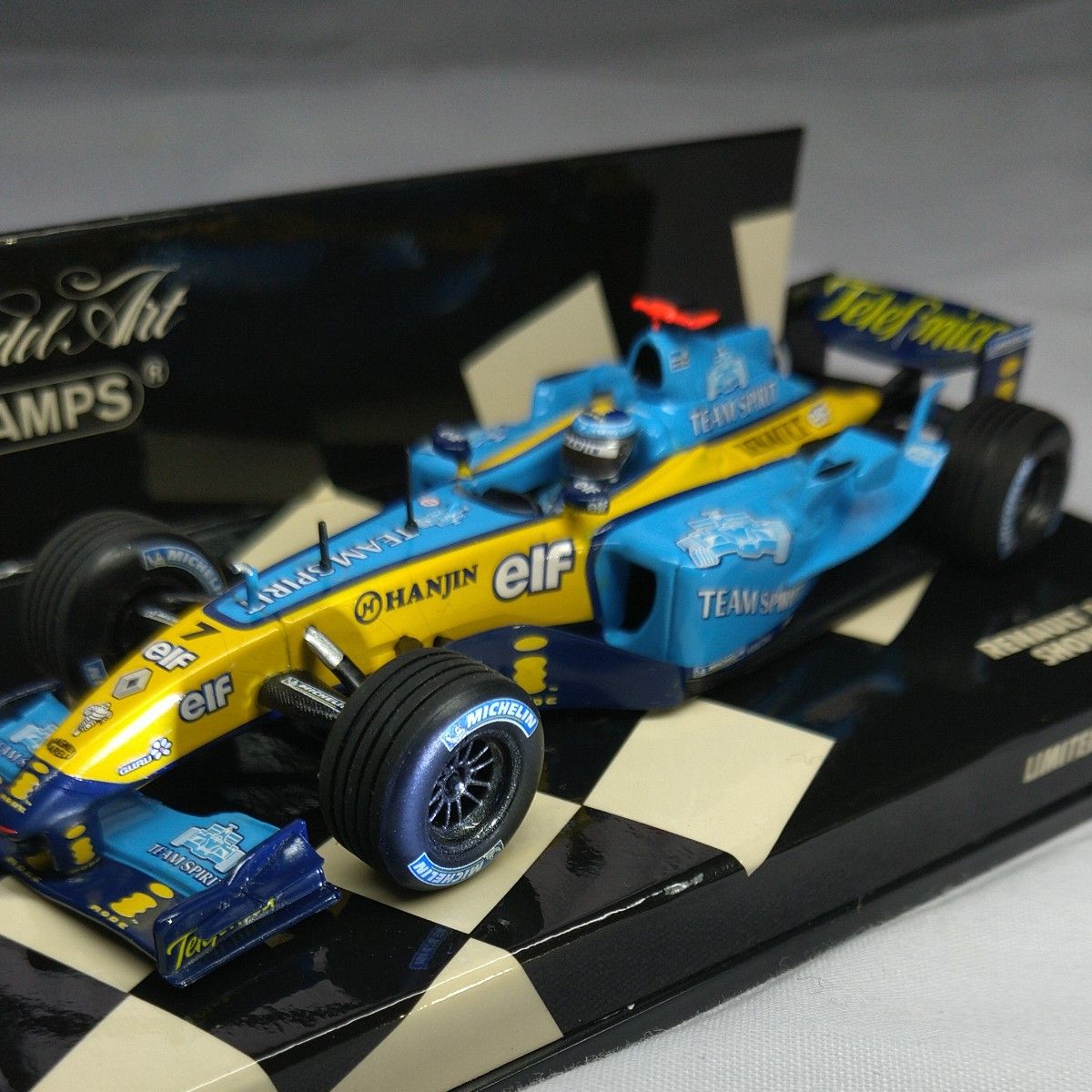ミニカー 1/43 ミニチャンプス RENAULT F1 TEAM SHOWCAR 2004 J TRULLI