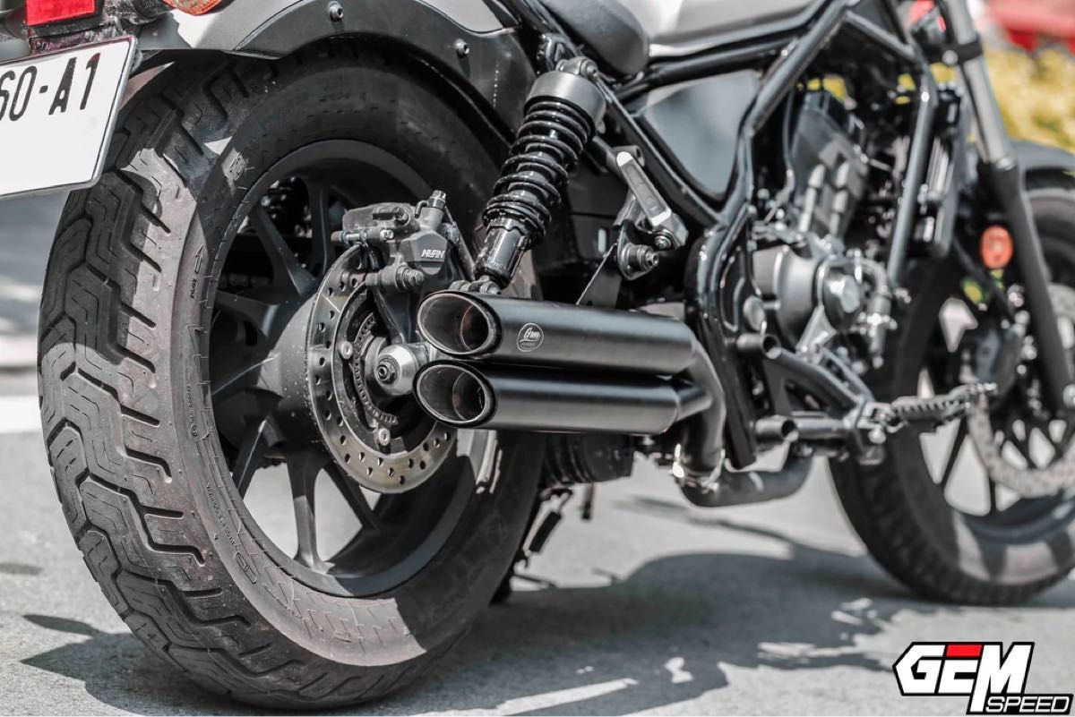 24時間以内発送 新品レブル250-500用 マフラーgemspeed製 V1｜Yahoo