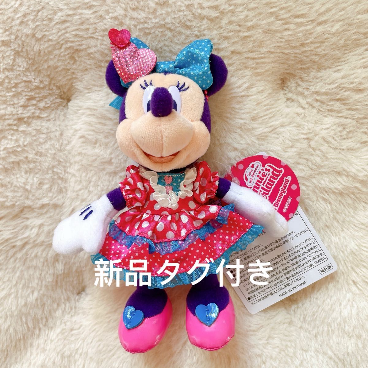 ディズニー ミニー パルパルーザ ファンダーランド ぬいぐるみバッジ