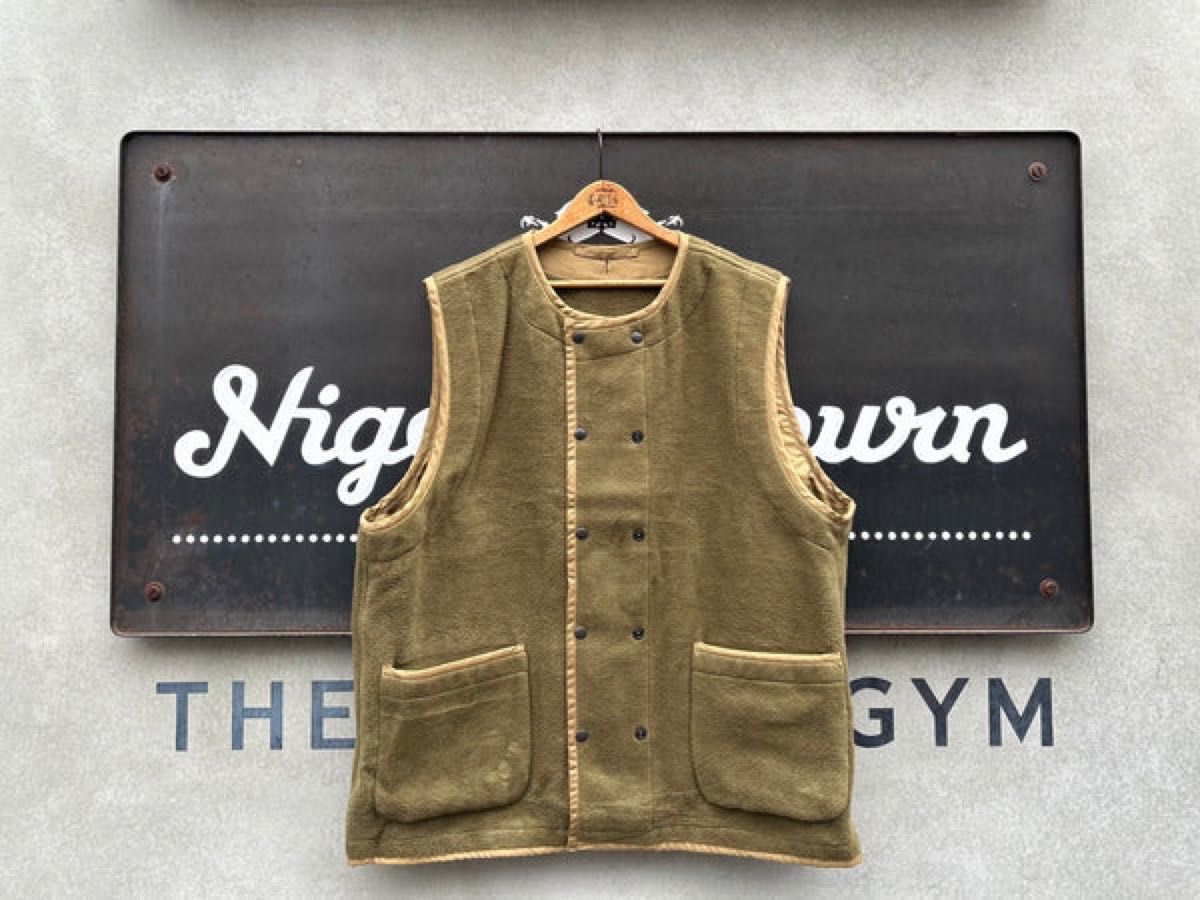 LINER VEST REVERSIBLE - COTTON BLANKET Nigel Cabourn 48｜Yahoo