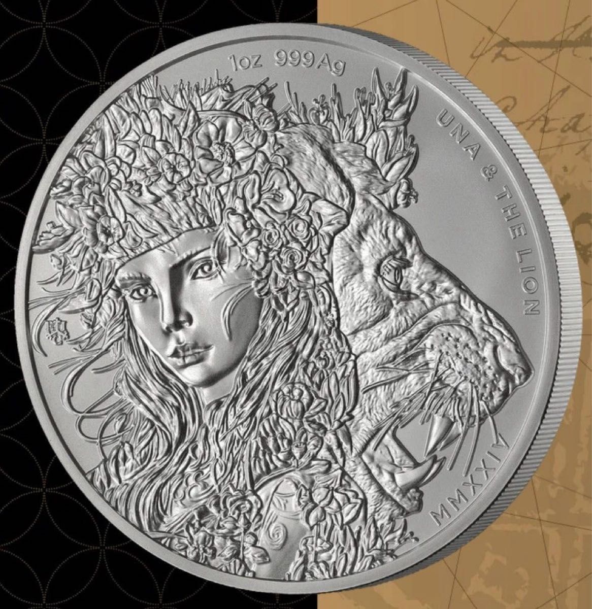 2024年セントヘレナ ウナとライオン 1オンスBU銀貨｜Yahoo!フリマ（旧