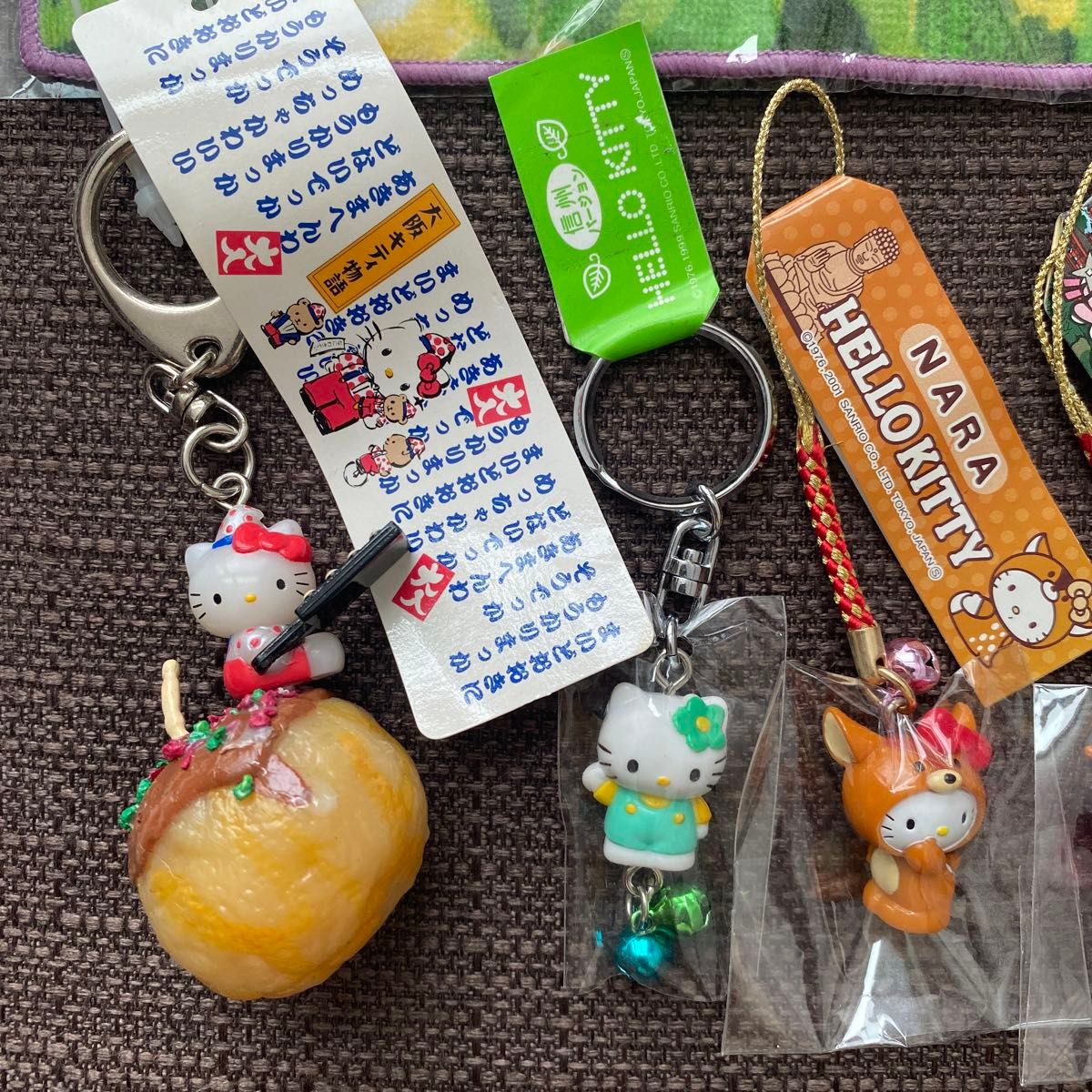 ハローキティご当地キティ サンリオ グッズセット 根付ストラップ