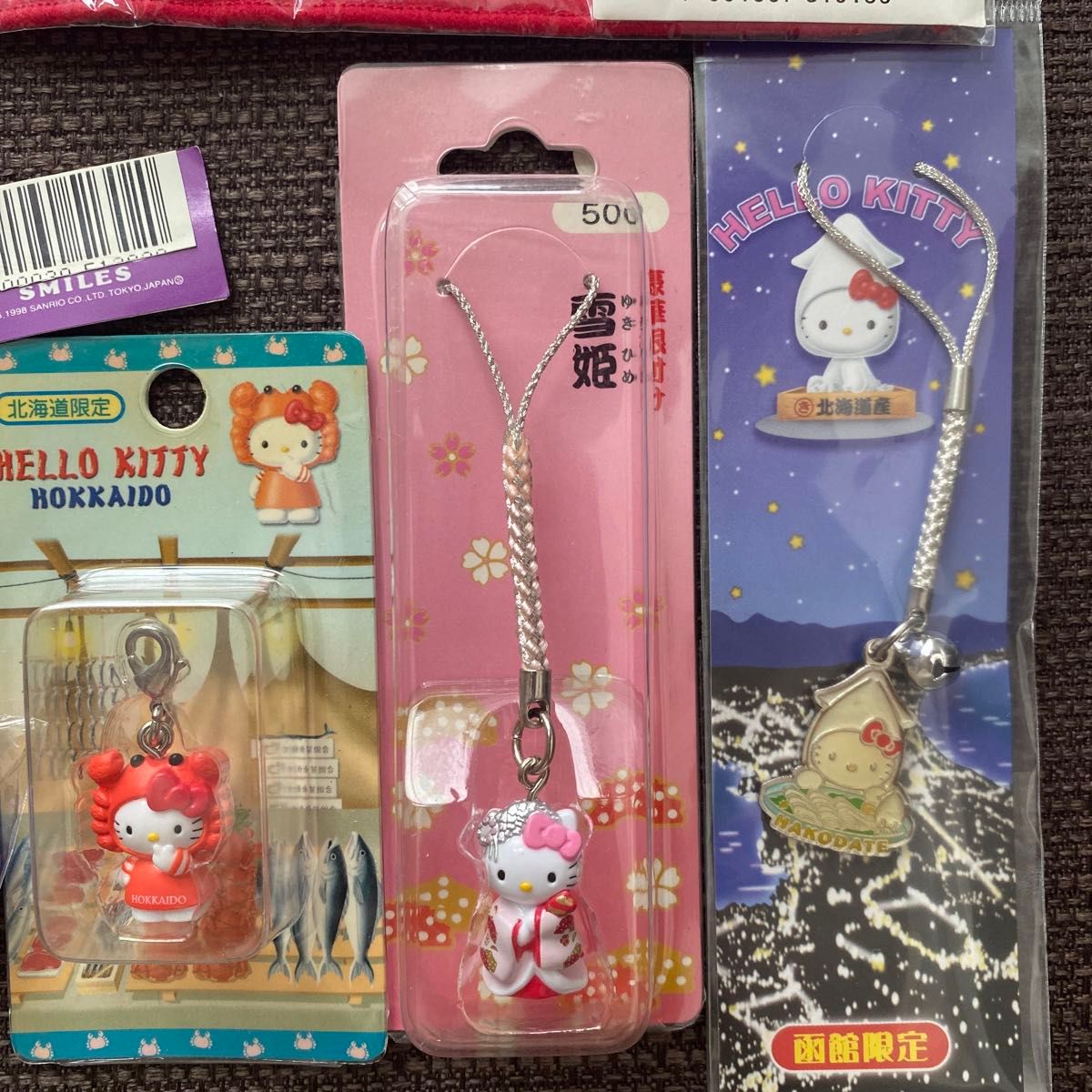 ハローキティご当地キティ サンリオ グッズセット 根付ストラップ