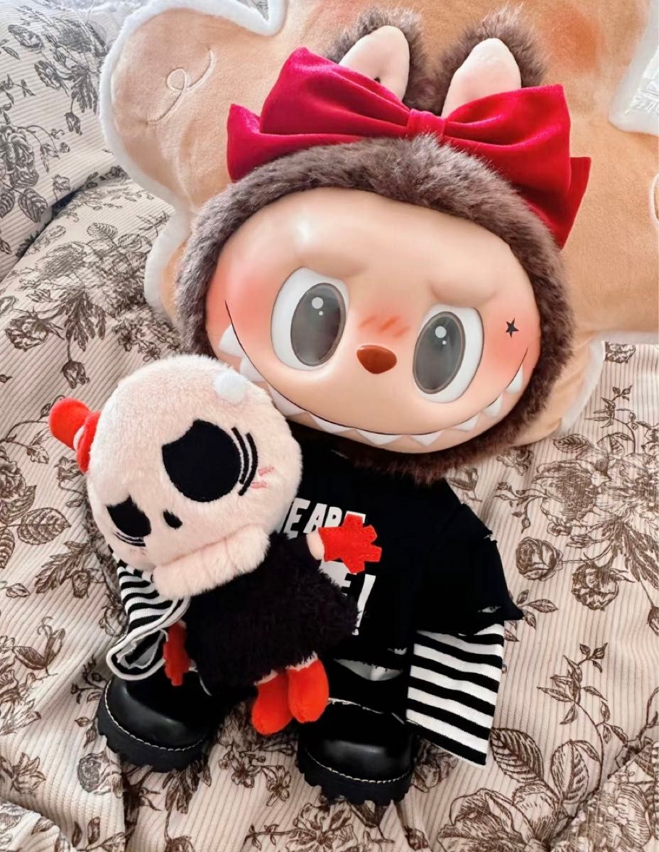 LABUBU バレンタイン限定 黒服のみ ぬいぐるみ POPMART｜Yahoo!フリマ